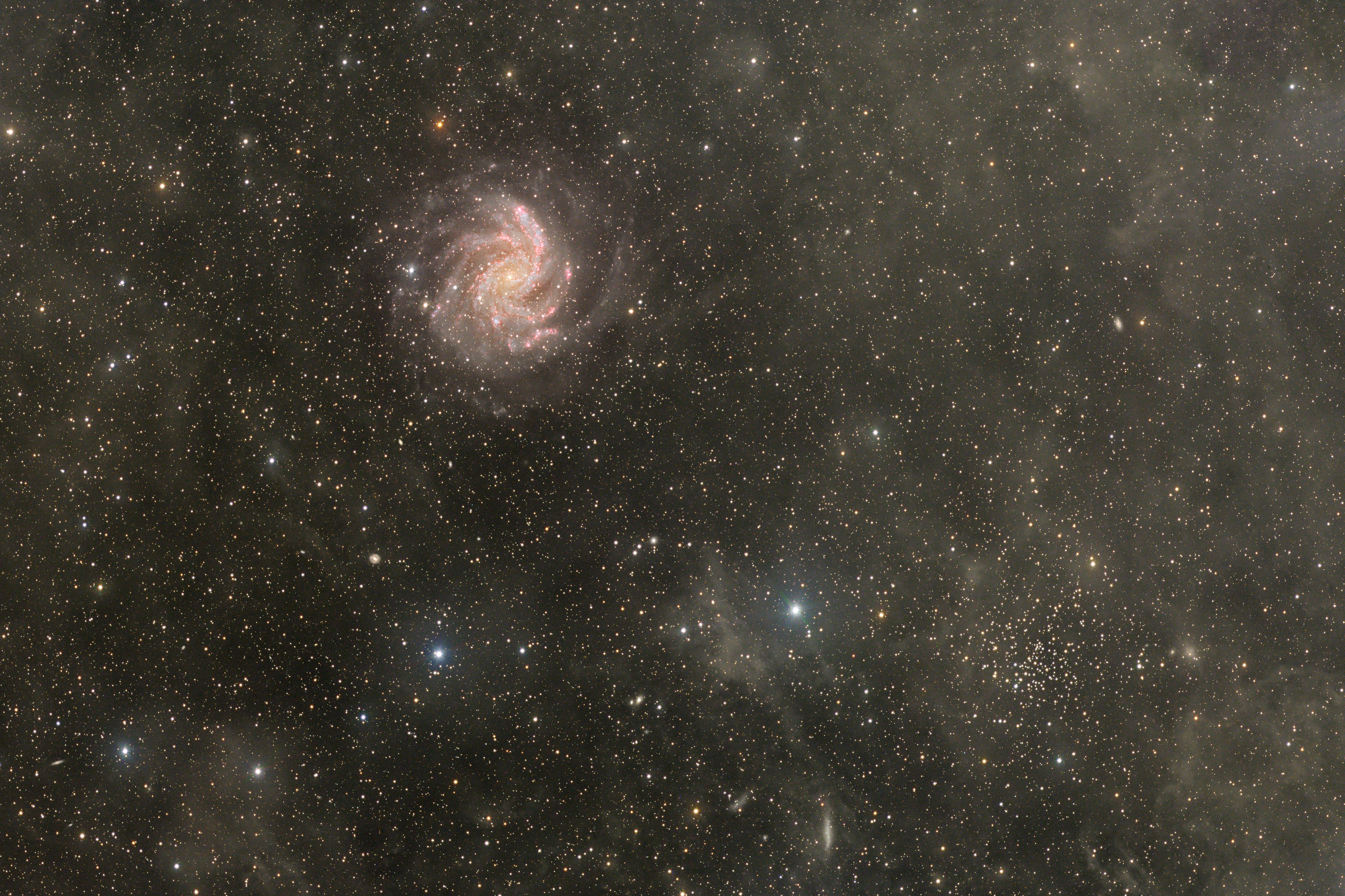 NGC6946, NGC6939 and the IFN